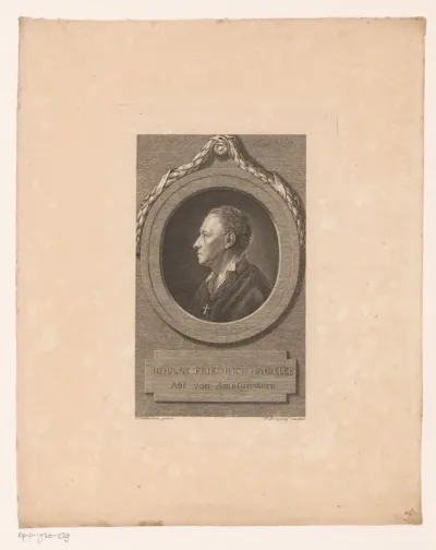 Portret van Johann Friedrich Haeseler