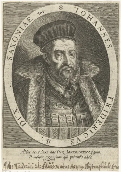 Portret van Johann Friedrich II van Saksen
