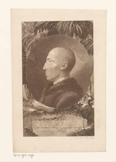 Portret van Johann Friedrich Jacobi
