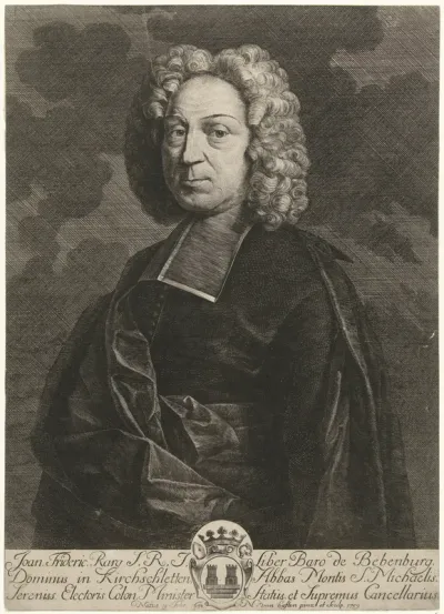 Portret van Johann Friedrich Karg, baron van Bebenburg
