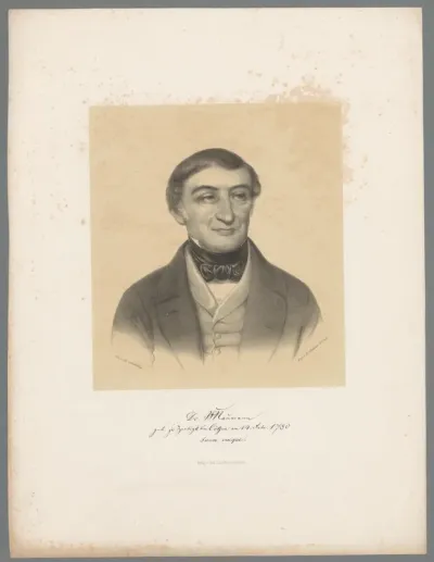 Portret van Johann Friedrich Naumann