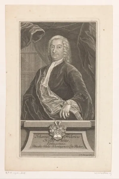 Portret van Johann Friedrich Nolte