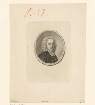 Portret van Johann Friedrich Oesfeld