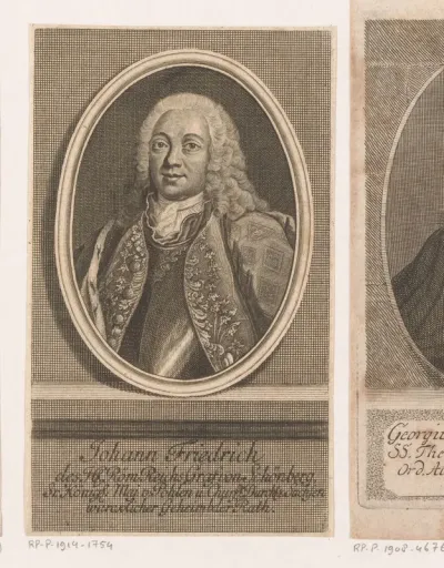 Portret van Johann Friedrich, Reichsgraf von Schönberg