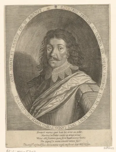 Portret van Johann Friedrich van Saksen-Weimar