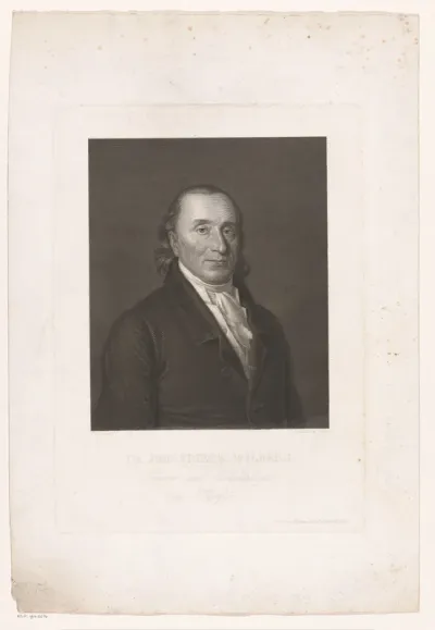 Portret van Johann Friedrich Wilberg