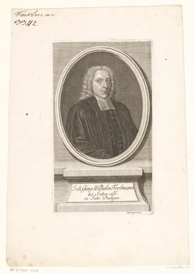 Portret van Johann Gangolf Wilhelm Forstmann