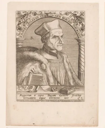 Portret van Johann Geiler von Kaisersberg
