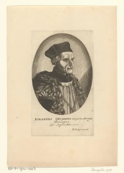 Portret van Johann Geiler