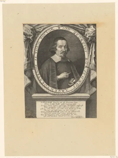 Portret van Johann Georg Dorsche