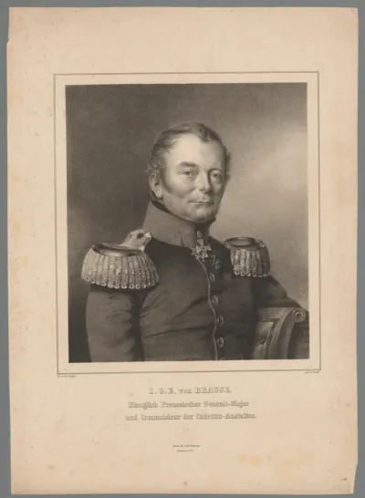 Portret van Johann Georg Emil von Brause