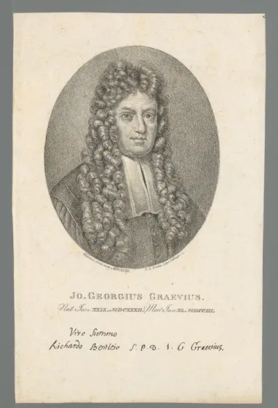 Portret van Johann Georg Graevius