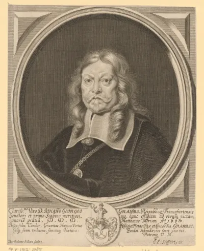 Portret van Johann Georg Grambs