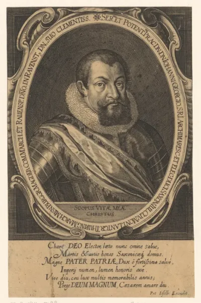 Portret van Johann Georg I van Saksen