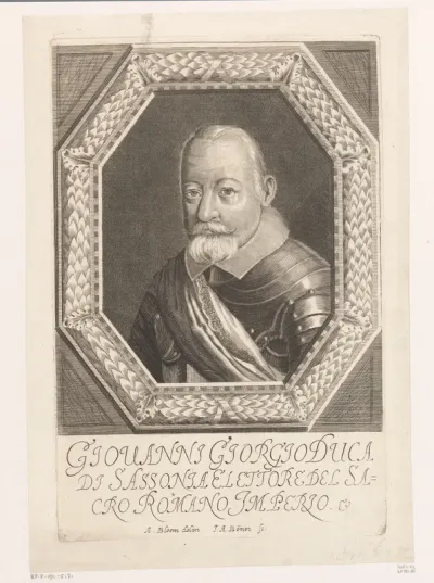 Portret van Johann Georg I von Sachsen