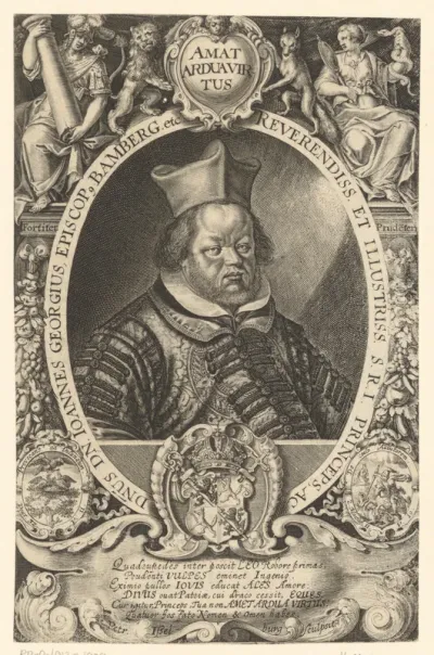 Portret van Johann Georg II Fuchs von Dornheim