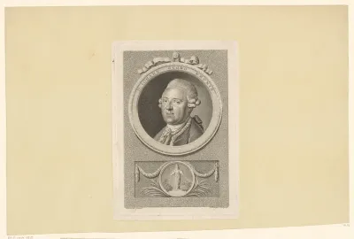 Portret van Johann Georg Krünitz