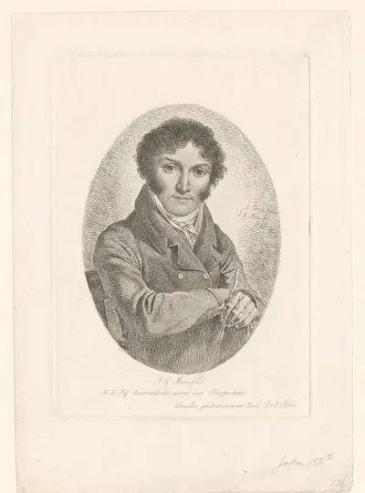 Portret van Johann Georg Mannsfeld