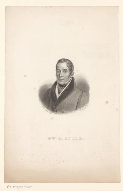 Portret van Johann Georg Stulz