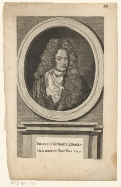 Portret van Johann Georg von Bergen