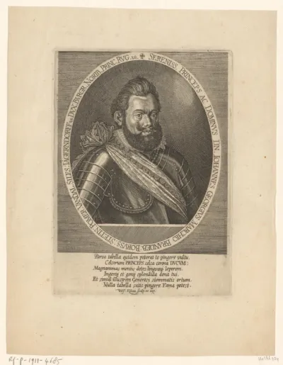 Portret van Johann Georg von Brandenburg