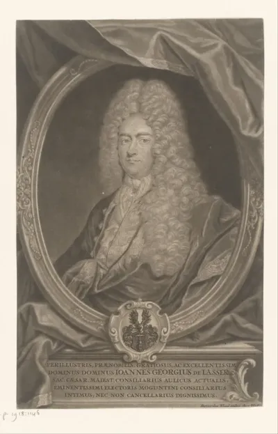 Portret van Johann Georg von Lasser