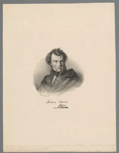 Portret van Johann Georg Wagler