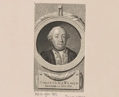 Portret van Johann Georg Wilhelm von Keller