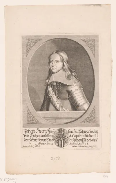 Portret van Johann Georg zu Schwarzenberg