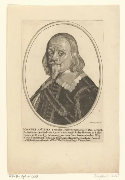 Portret van Johann Giffen