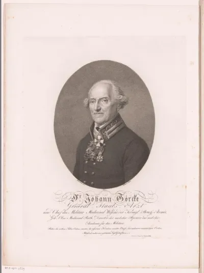 Portret van Johann Goercke