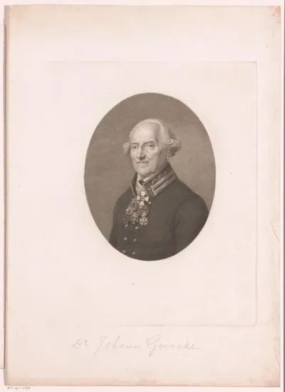 Portret van Johann Goercke