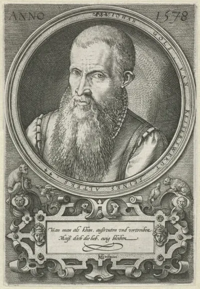 Portret van Johann Goltz van Keiserswerdt op 44-jarige leeftijd