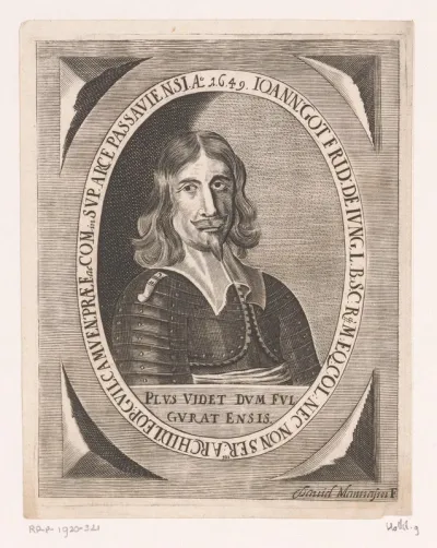 Portret van Johann Gottfried de jongere
