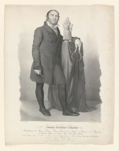 Portret van Johann Gottfried Schadow