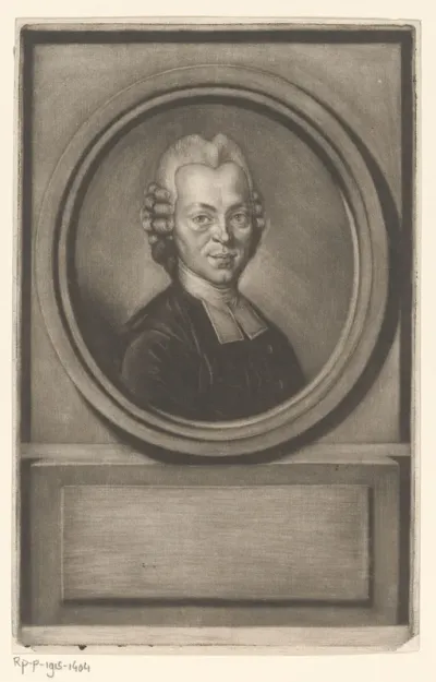 Portret van Johann Gottfried Schöner