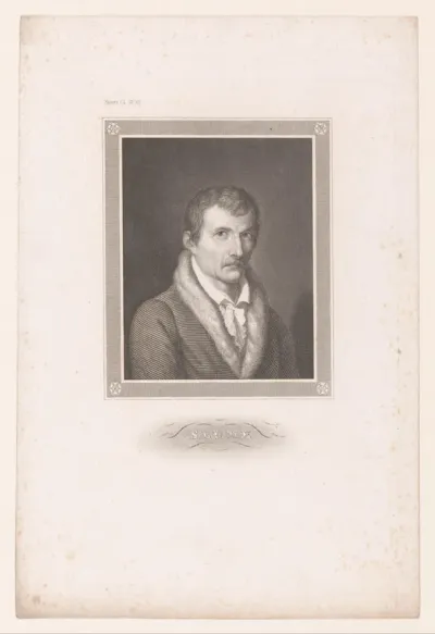 Portret van Johann Gottfried Seume