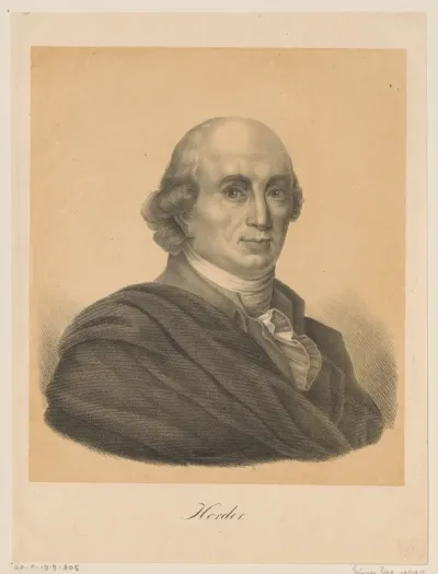 Portret van Johann Gottfried von Herder