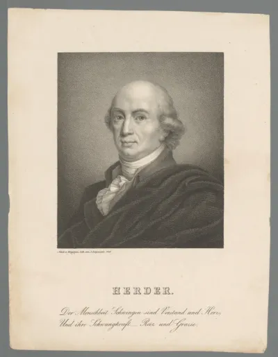 Portret van Johann Gottfried von Herder
