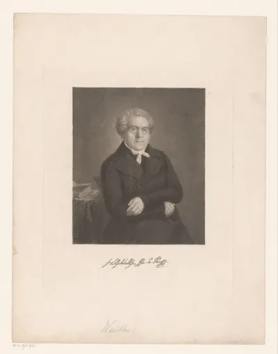 Portret van Johann Gottfried Walther