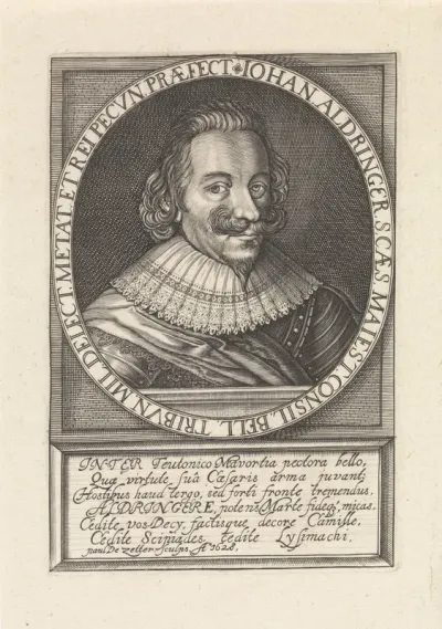 Portret van Johann graaf van Aldringen