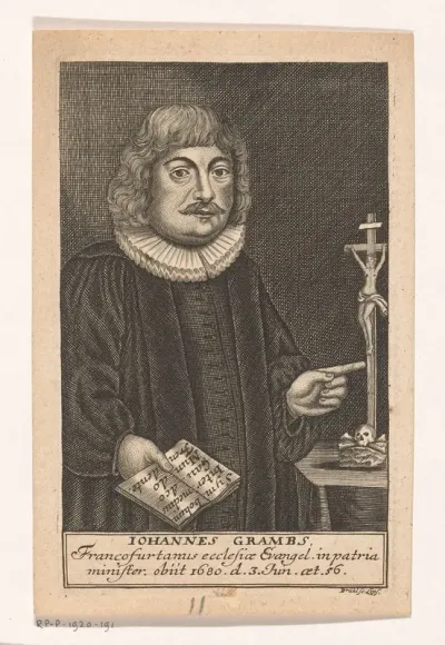 Portret van Johann Grambs