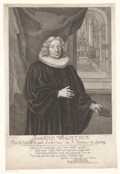 Portret van Johann Günther