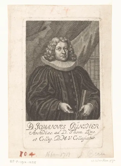 Portret van Johann Günther