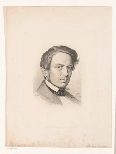 Portret van Johann Gustav Droysen