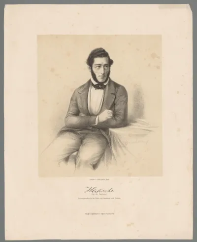 Portret van Johann Gustav Heckscher