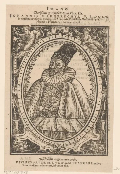 Portret van Johann Harpprecht