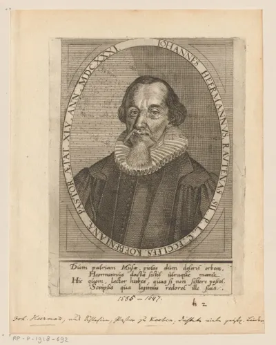 Portret van Johann Heermann