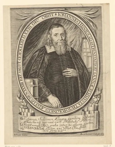 Portret van Johann Heinius