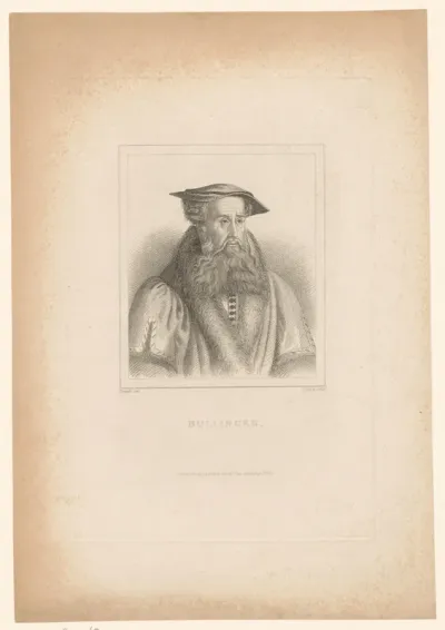 Portret van Johann Heinrich Bullinger